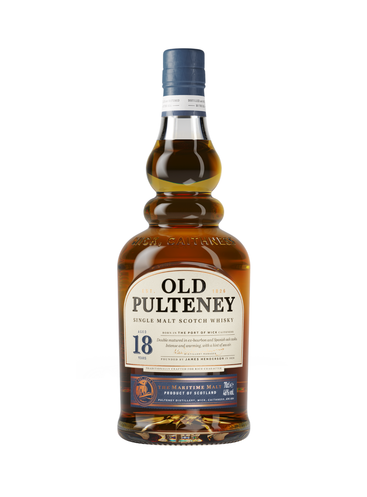 18 Years Old Single Malt Scotch Whisky – Old Pulteney Whisky