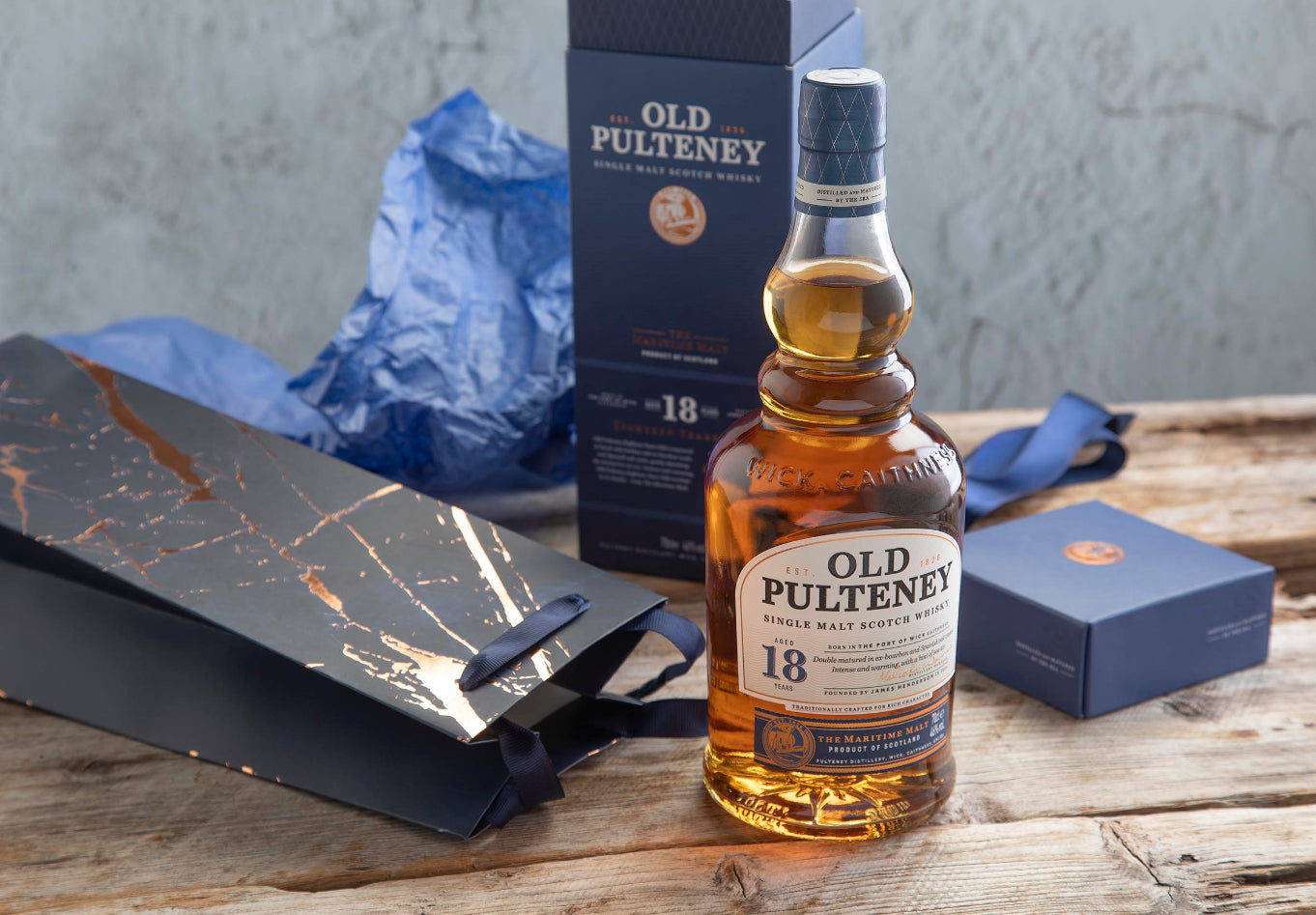 18 Years Old Single Malt Scotch Whisky – Old Pulteney Whisky