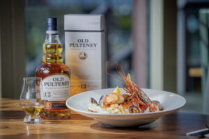 Old Pulteney and Loch Fyne seafood mixed grill
