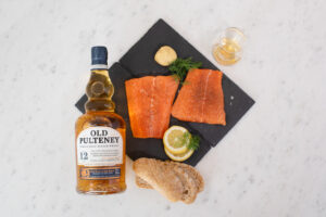 Old Pulteney and Salmon Pairing